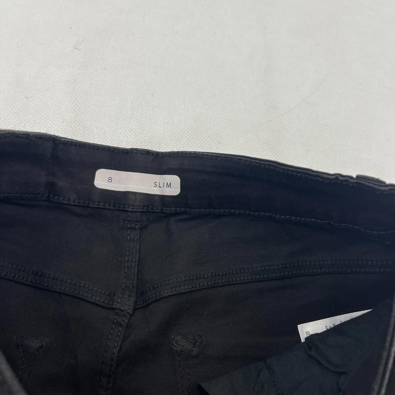 Nutmeg Slim Fit Jeans in Black UK Women's size 8 - NWOT