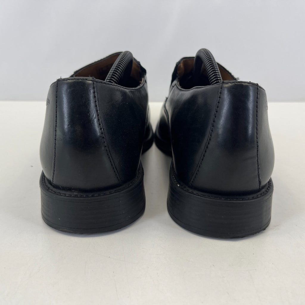 Clarks Ultimate Comfort Collection Men's Leather Slip On Shoes in Black size 9 G