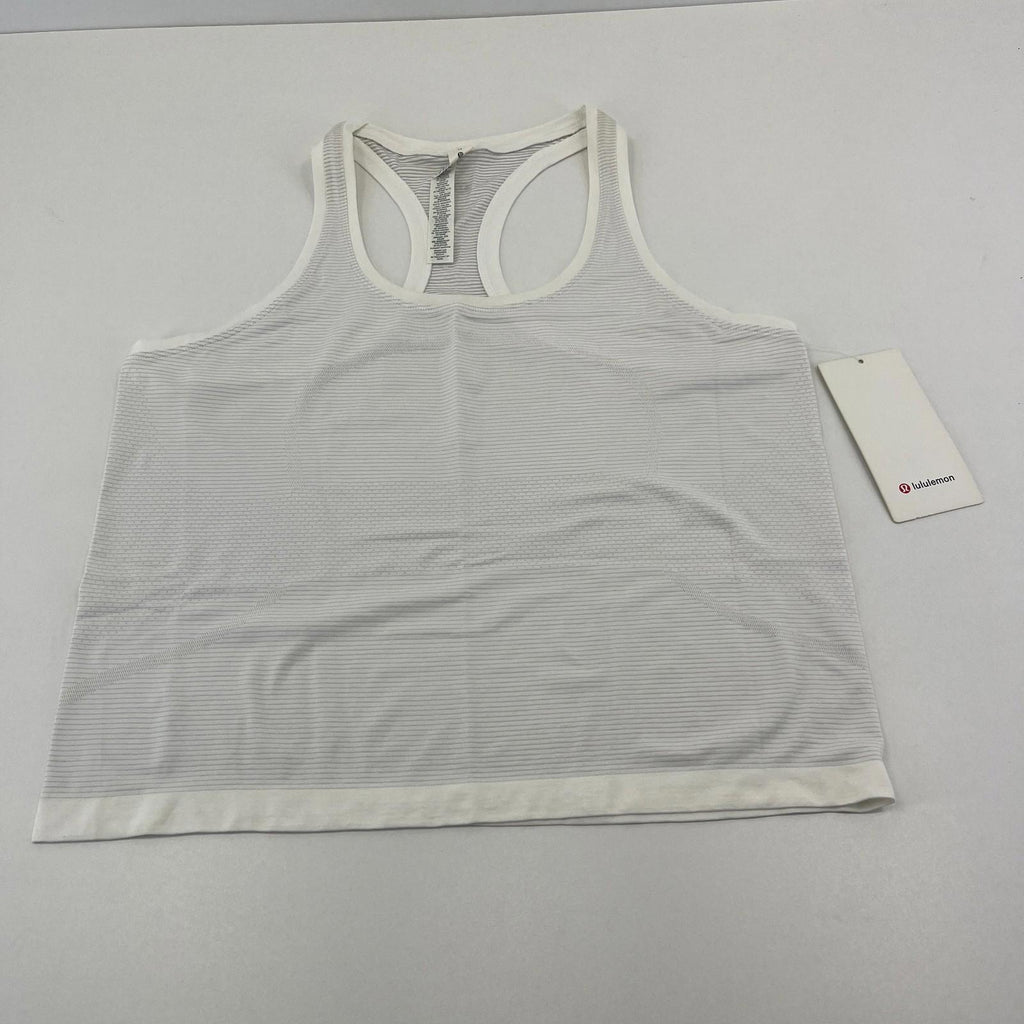 Lululemon Swiftly Tech Racerback Tank Top 2.0 White size UK 16 US 12 - New