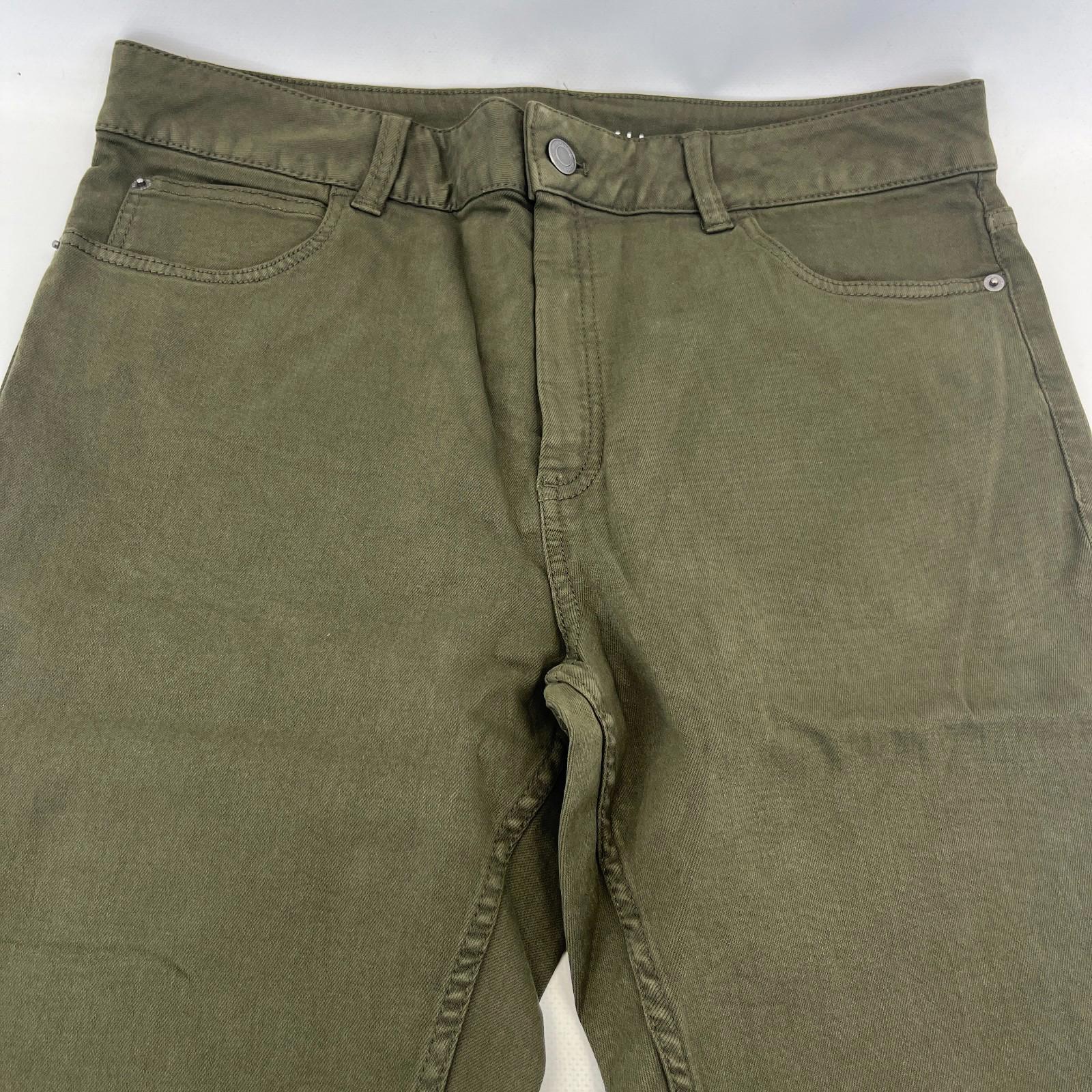 Marks & Spencer Khaki Green Super Skinny Jeans UK size 14S - NWOT