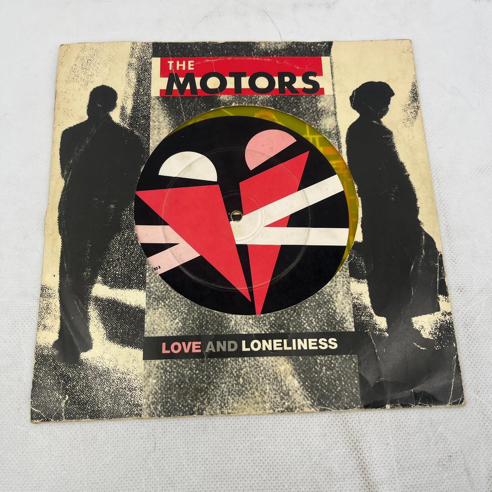 The Motors - Love and Loneliness Limited Edition 10" Yellow Vinyl Record
