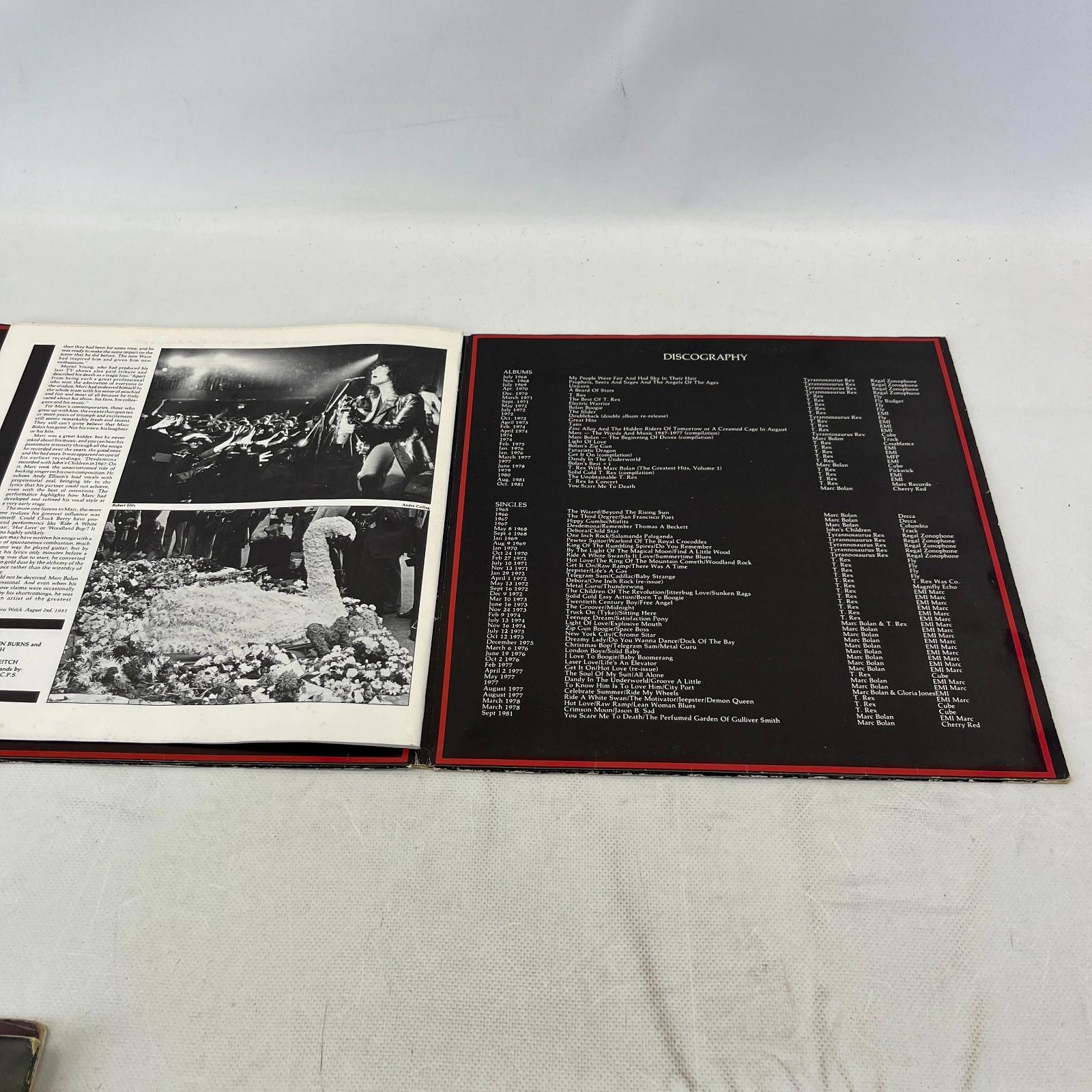 Marc Bolan /You Scare Me To Death UK 12" Vinyl LP 1981 Gatefold Book Rock/Glam