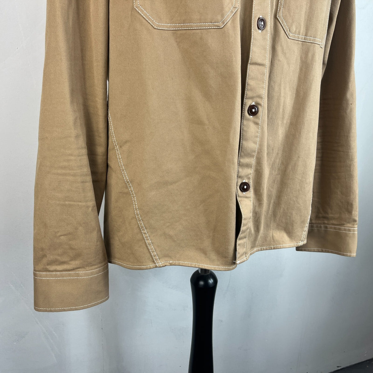 Ted Baker Chino Chore Jacket Shacket Men's Ted size 5 (UK XL) Beige Button Up
