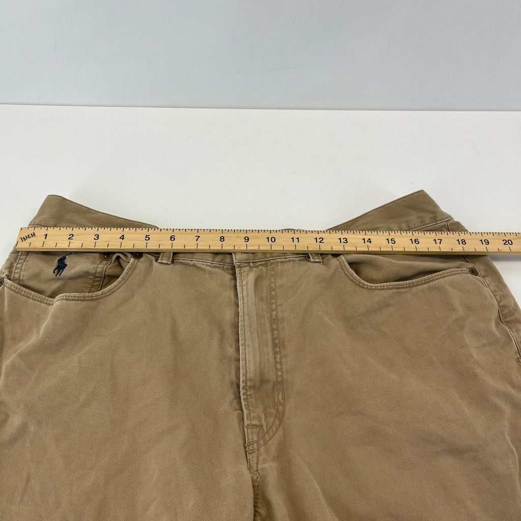 Polo Ralph Lauren Beige Chino Trousers Men's Straight Leg W38" L30"