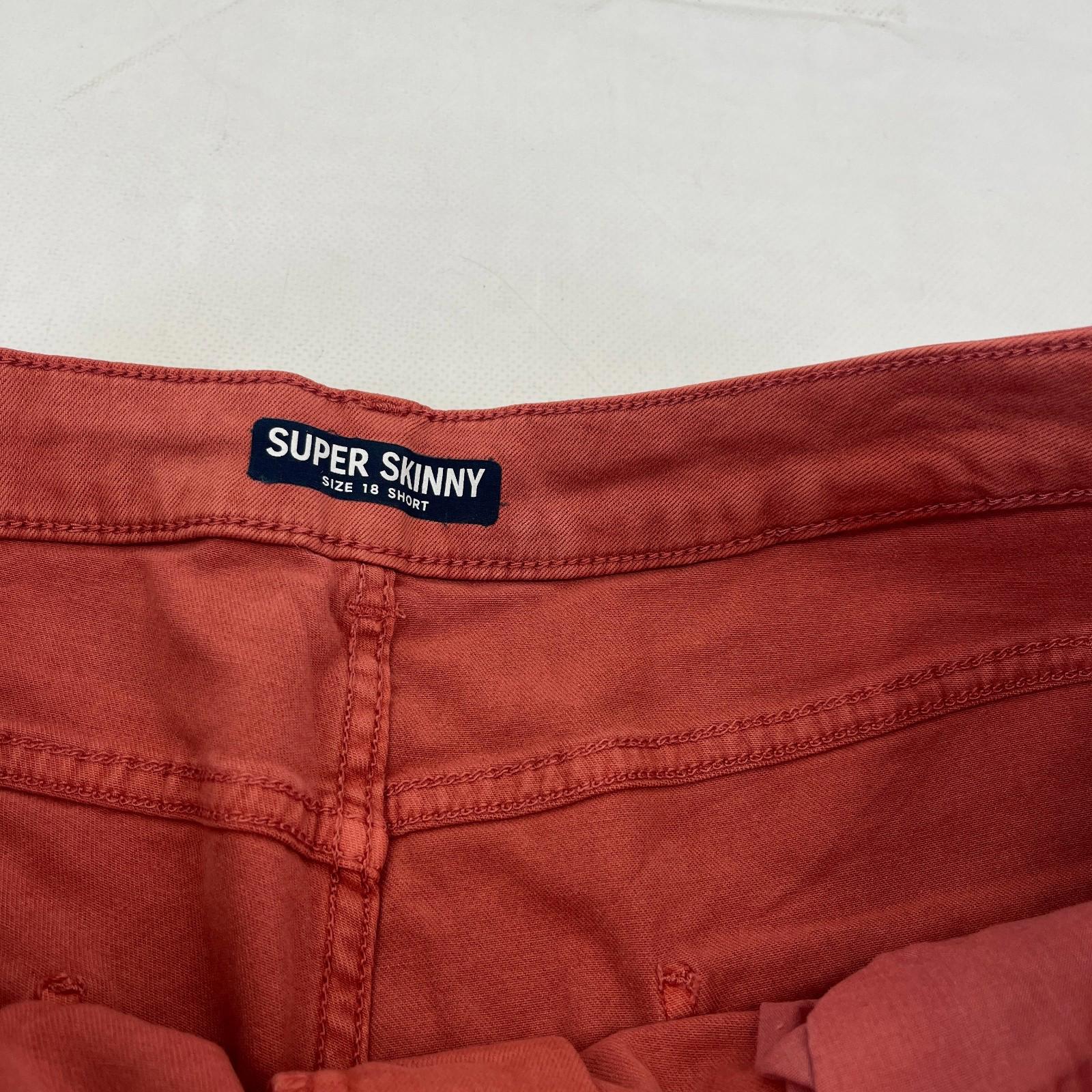 Marks & Spencer Salmon Pink Super Skinny Jeans - UK size 18S - BNWOT