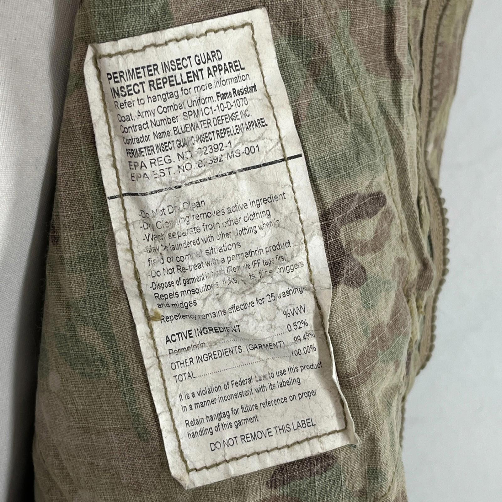 US Military OCP Scorpion Camouflage FRACU Combat Jacket size Medium Reg