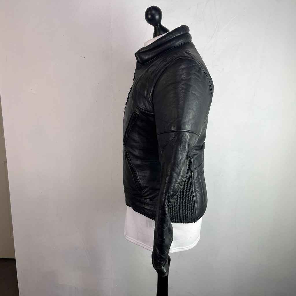 Buffalo Women's Motorcycle Biker Leather Jacket size 8 (Small) Thermal Lined