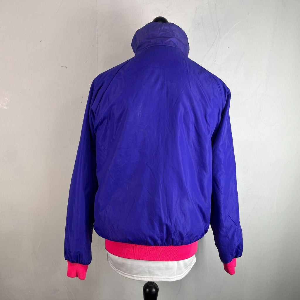 Vintage 1991 Columbia Reversible Ski/Snowboard Bomber Jacket Pink/Purple size L
