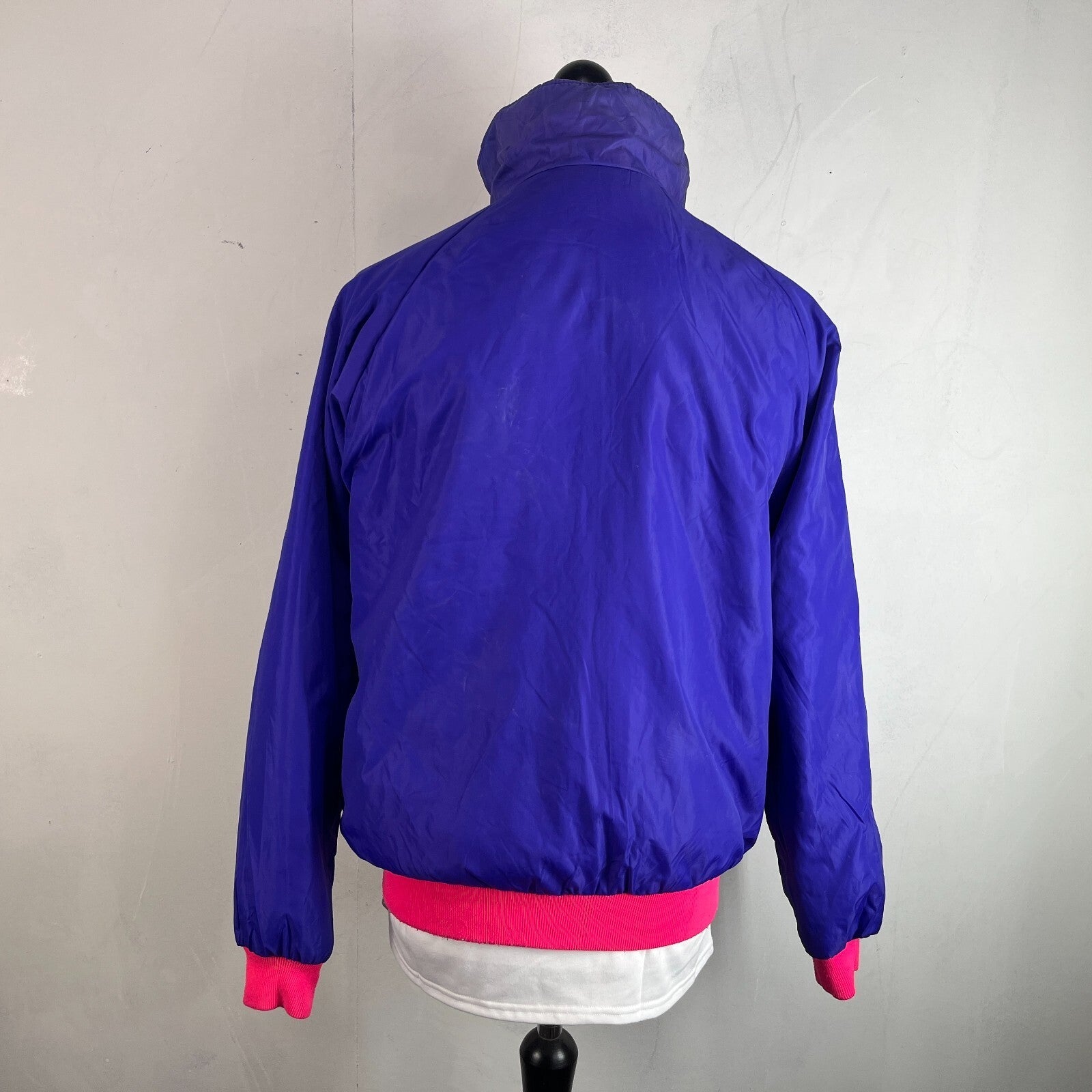 Vintage 1991 Columbia Reversible Ski/Snowboard Bomber Jacket Pink/Purple size L