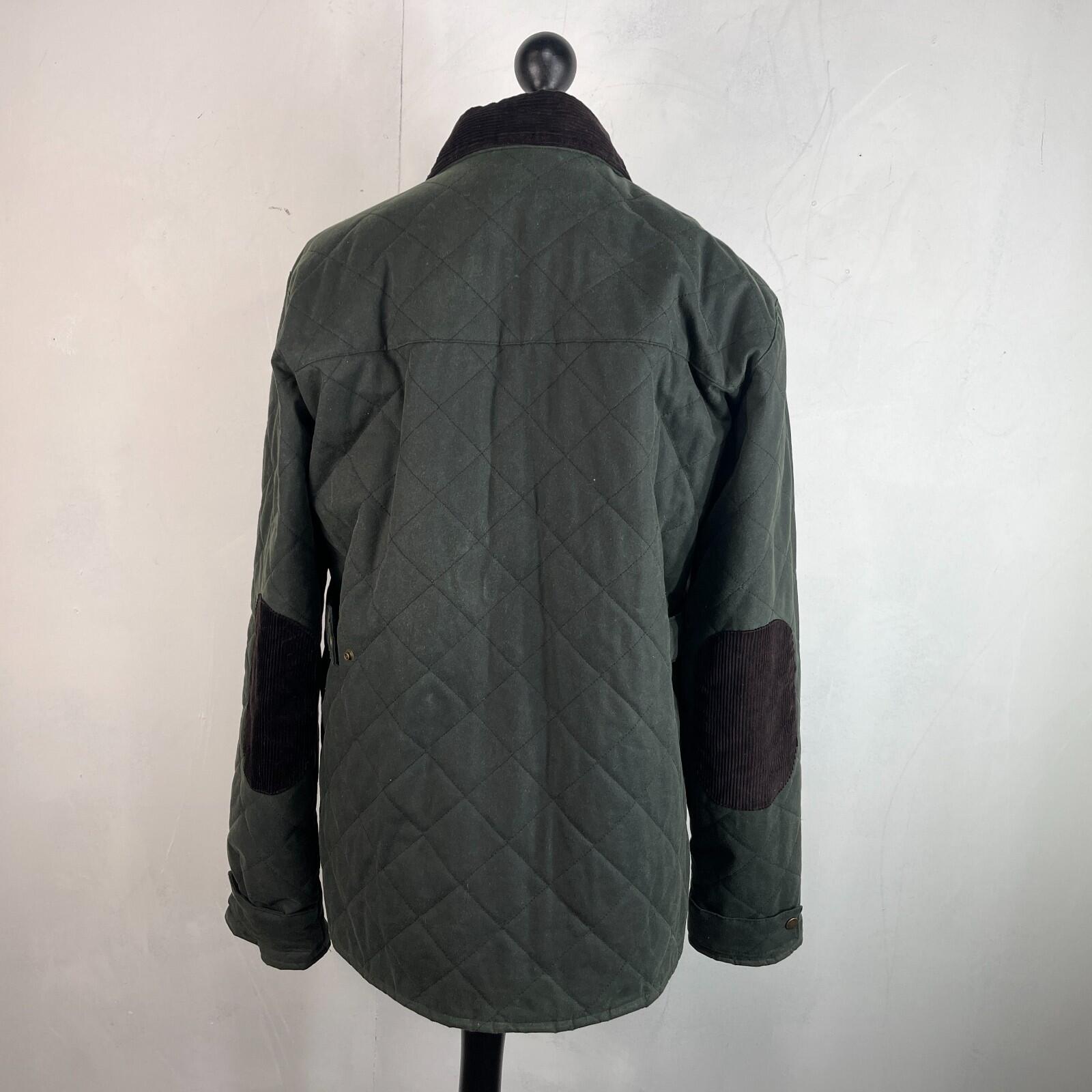 Game Technical Apparel Insulated Wax Jacket Dark Green size XL Near Mint