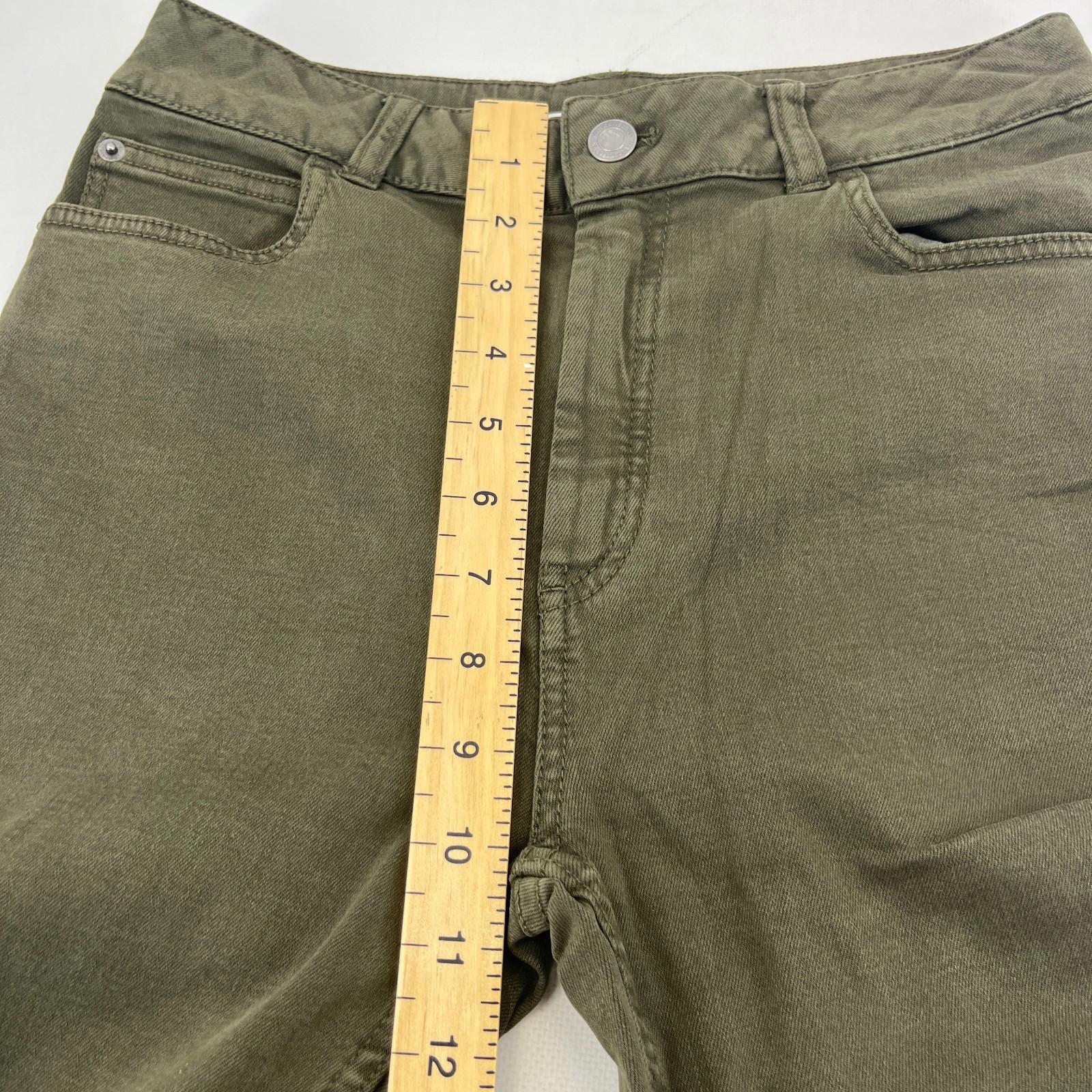 Marks & Spencer Khaki Green Super Skinny Jeans UK Women's size 10L - NWOT