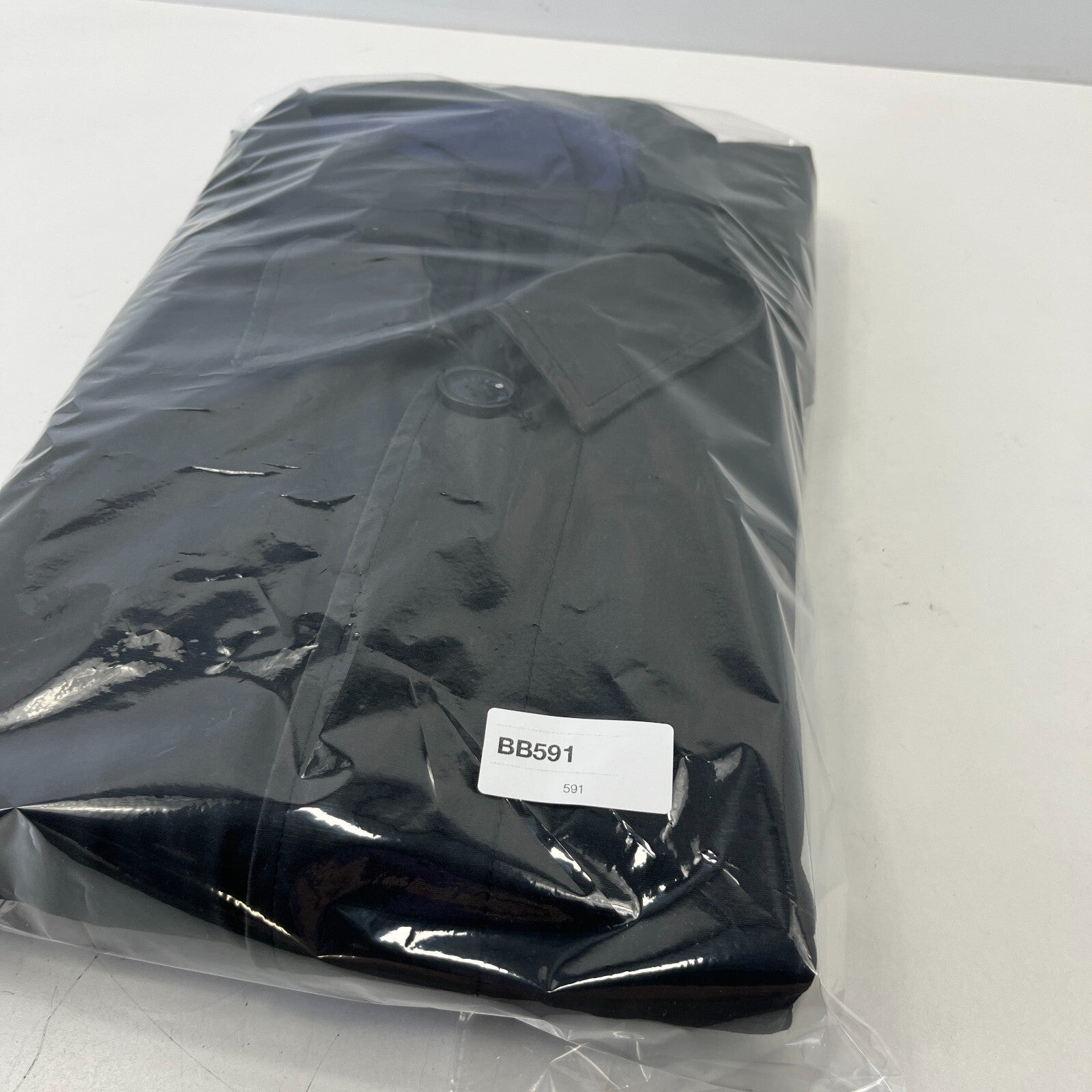 Superdry Idris Elba The Director Raincoat Jacket w/ Removable Hood Black size M