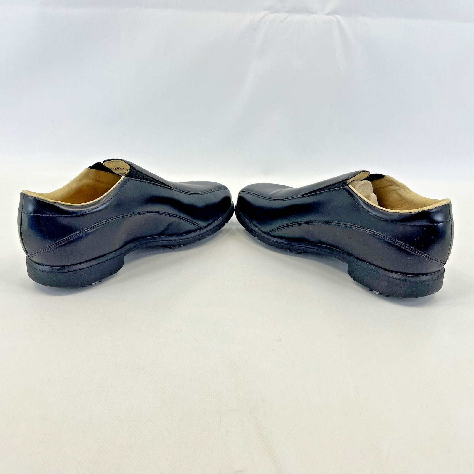 Nike Golf Verdana Air Comfort Slip On Black Leather Golf Shoes UK Women's UK 6