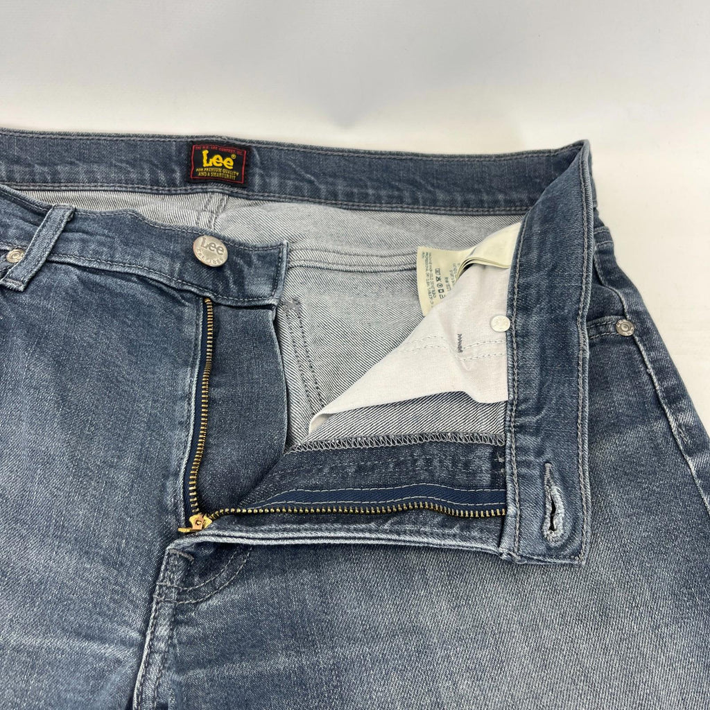 Lee Daren Men's Grey Taper Slim Stretch Denim Jeans size W34" L34"