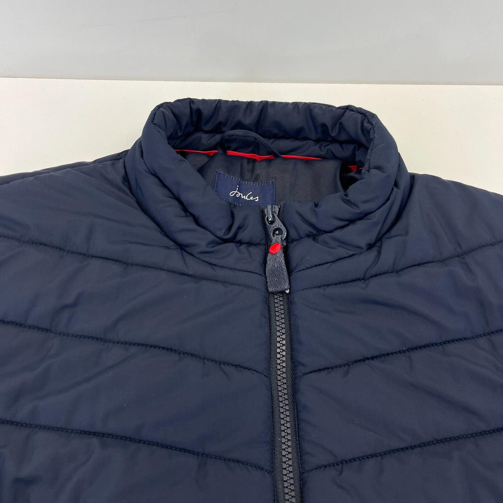 Joules Warm Welcome Collection Quilted Jacket Navy Blue size 18