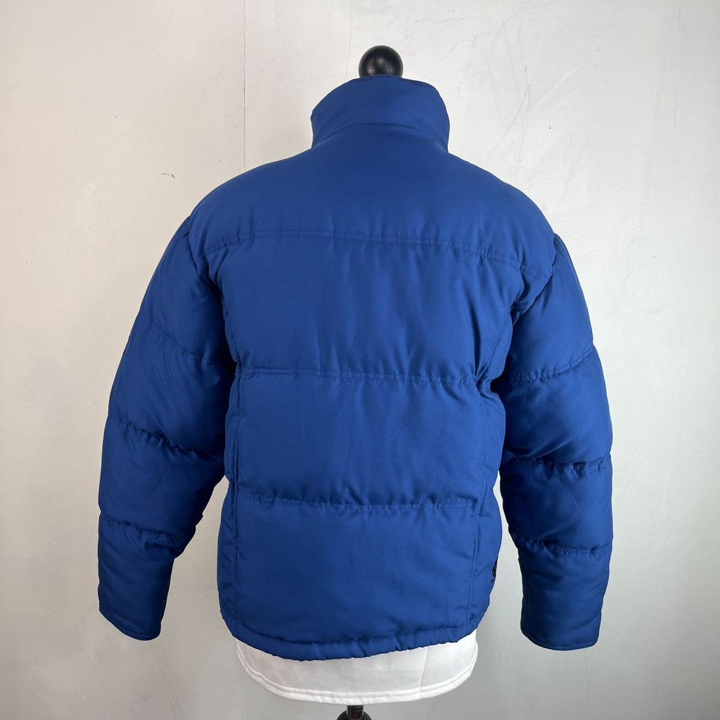 Tog 24 Boardwear Quilted Puffer Bomber Jacket in Blue size Large Ski Wear