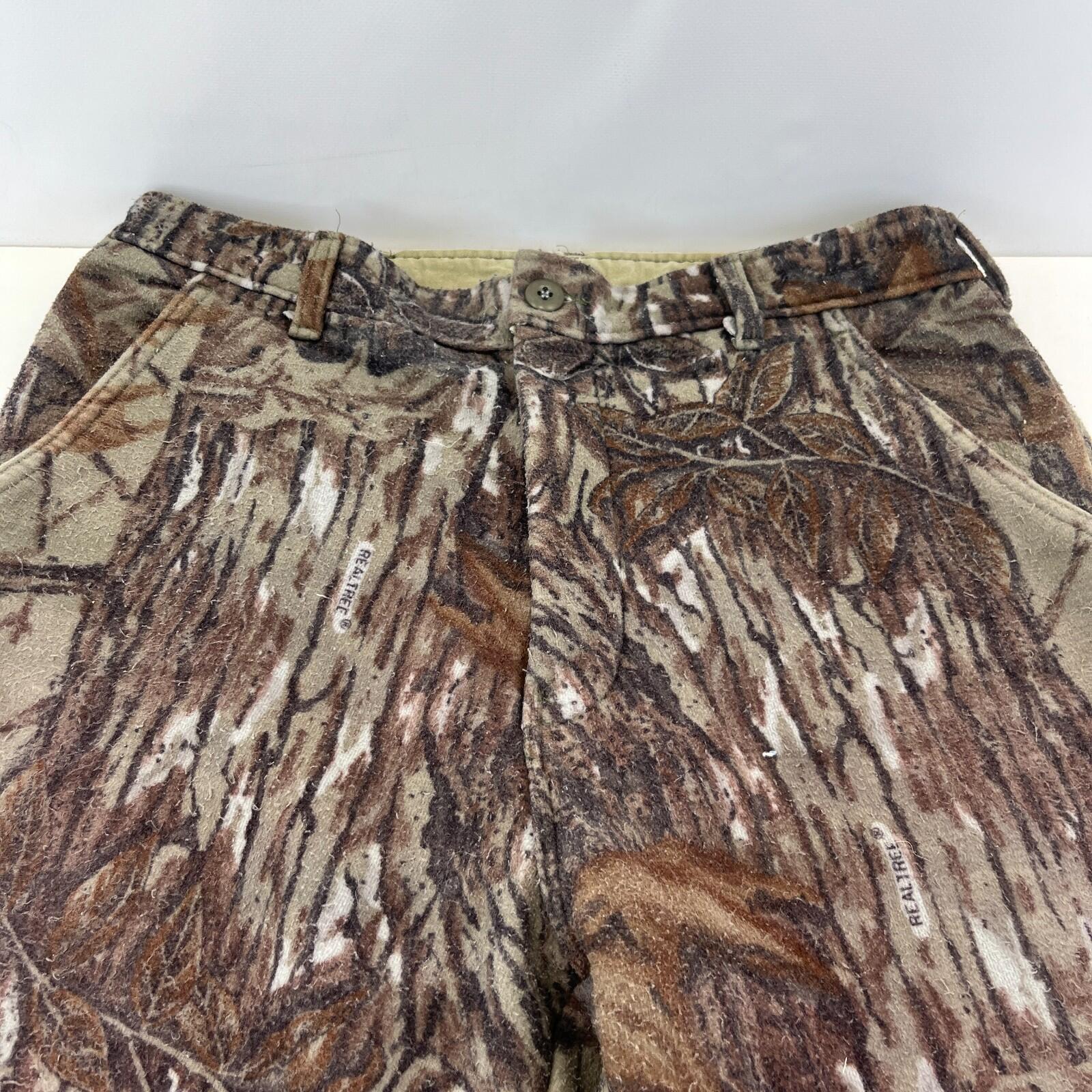 Realtree Thermal Trousers W36" L32" Adult Brown Carpenter Camo Workwear