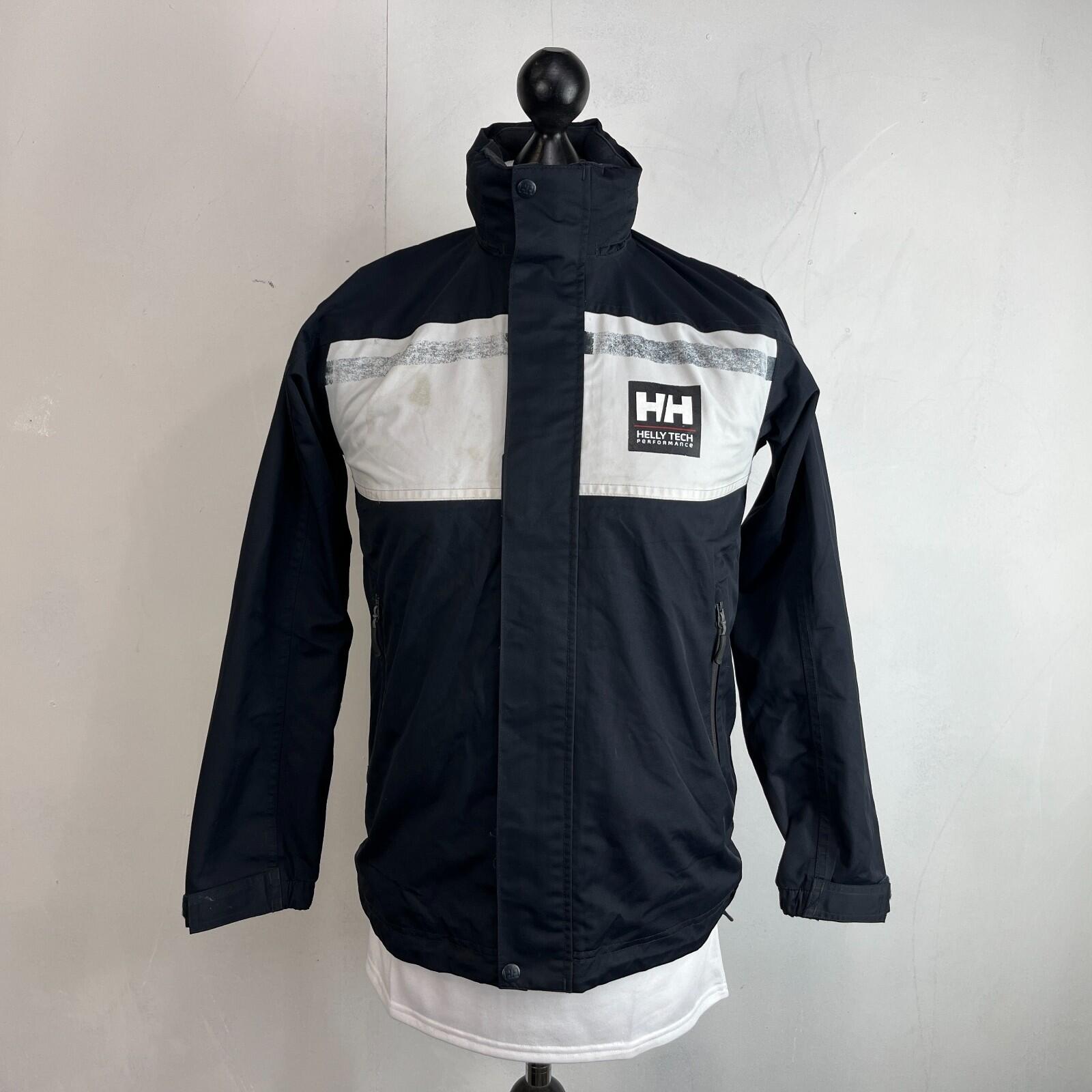 Helly Hansen Tech Performance Sailing Jacket Coat in Black Size S