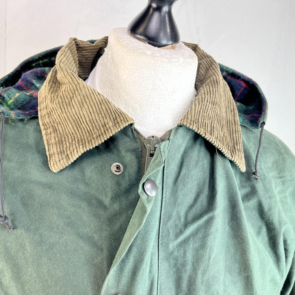 Kap Horn Outdoor Wax Jacket Men's size M Green Country Coat Made in England