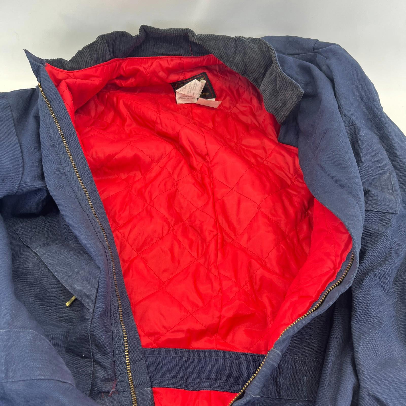 Vtg Walls Zero Zone Insulated Jumpsuit Boiler-Suit Overalls Blue size XL Tall