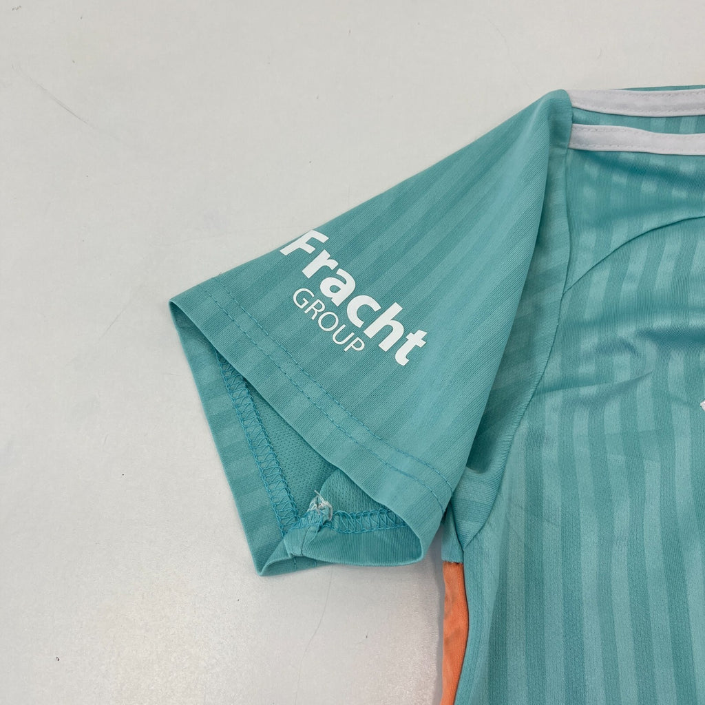 Inter Miami 2024/25 Kids Third Kit Football Shirt Messi 10 Turquoise 12-13 Years