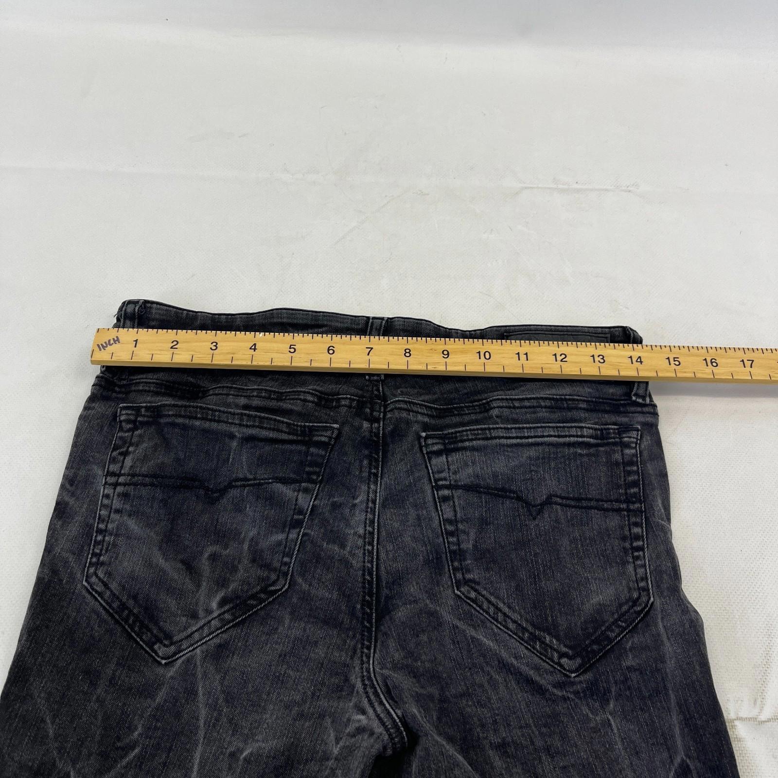 Diesel Women's Skinzee Super Slim Skinny Stretch Jeans W31 L30 Black Denim
