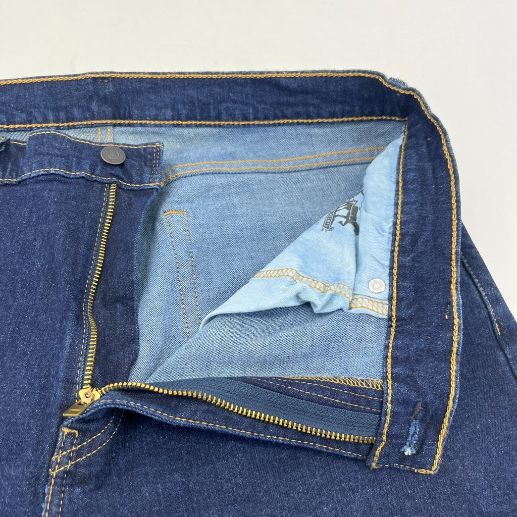 Levi Strauss & Co Levis 505 Jeans Mens Blue Denim Straight Leg W36" L34"
