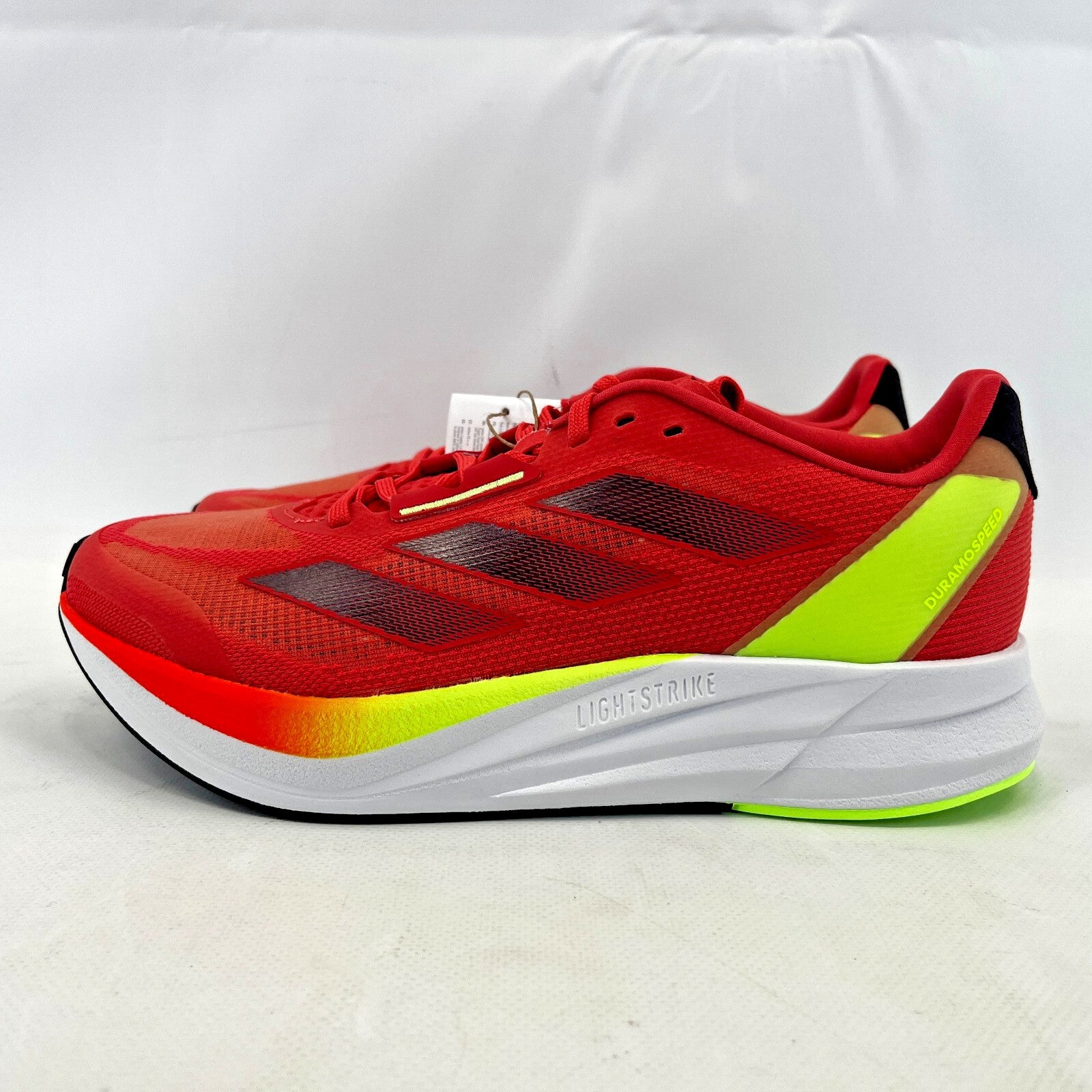 Adidas Duramo Speed Running Trainers Runners Red & White IF3543 UK size 8 - New