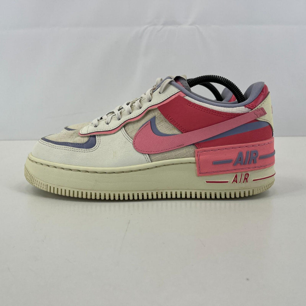 Nike Air Force 1 White Pink Purple Womens UK 8 Trainers AF1 DV7449-101