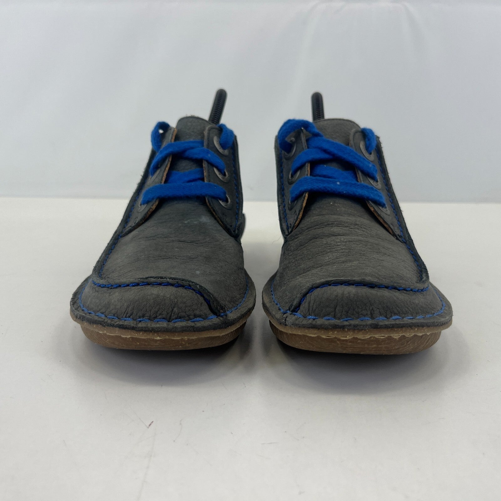 Clarks Artisan Leather Shoes Dark Grey size UK 5.5 EU 39 Women's Pastie Pasty