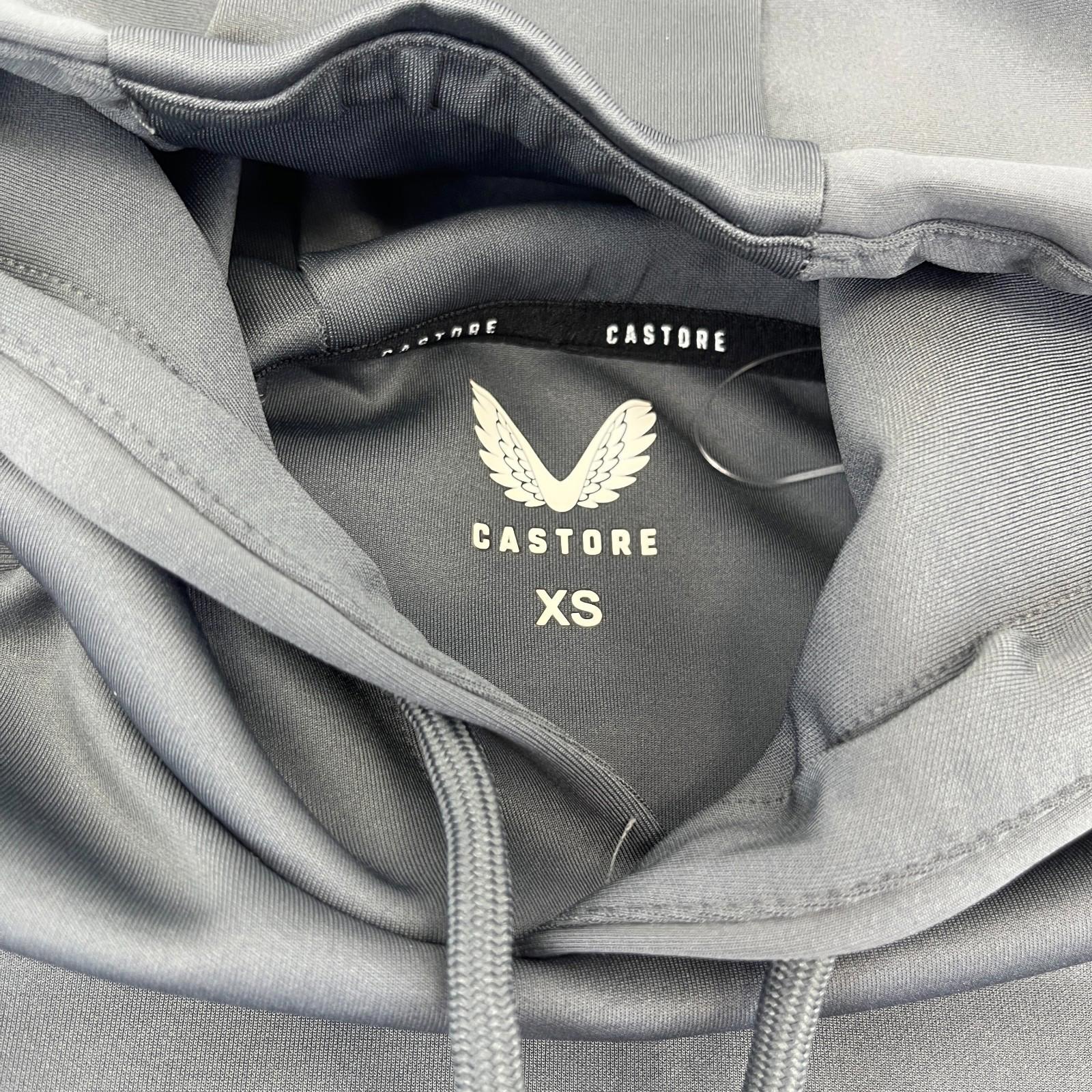 Authentic Castore Glasgow Rangers Travel Hoodie in Grey size XS - New with Tags