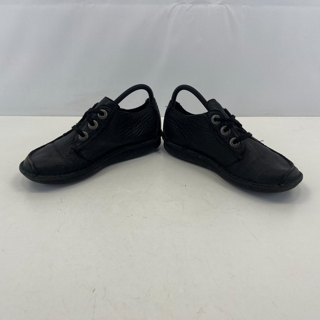 Clarks Active Air Black Leather Pasty Shoes size UK 6 EU 39 1/2 Womens Pasties