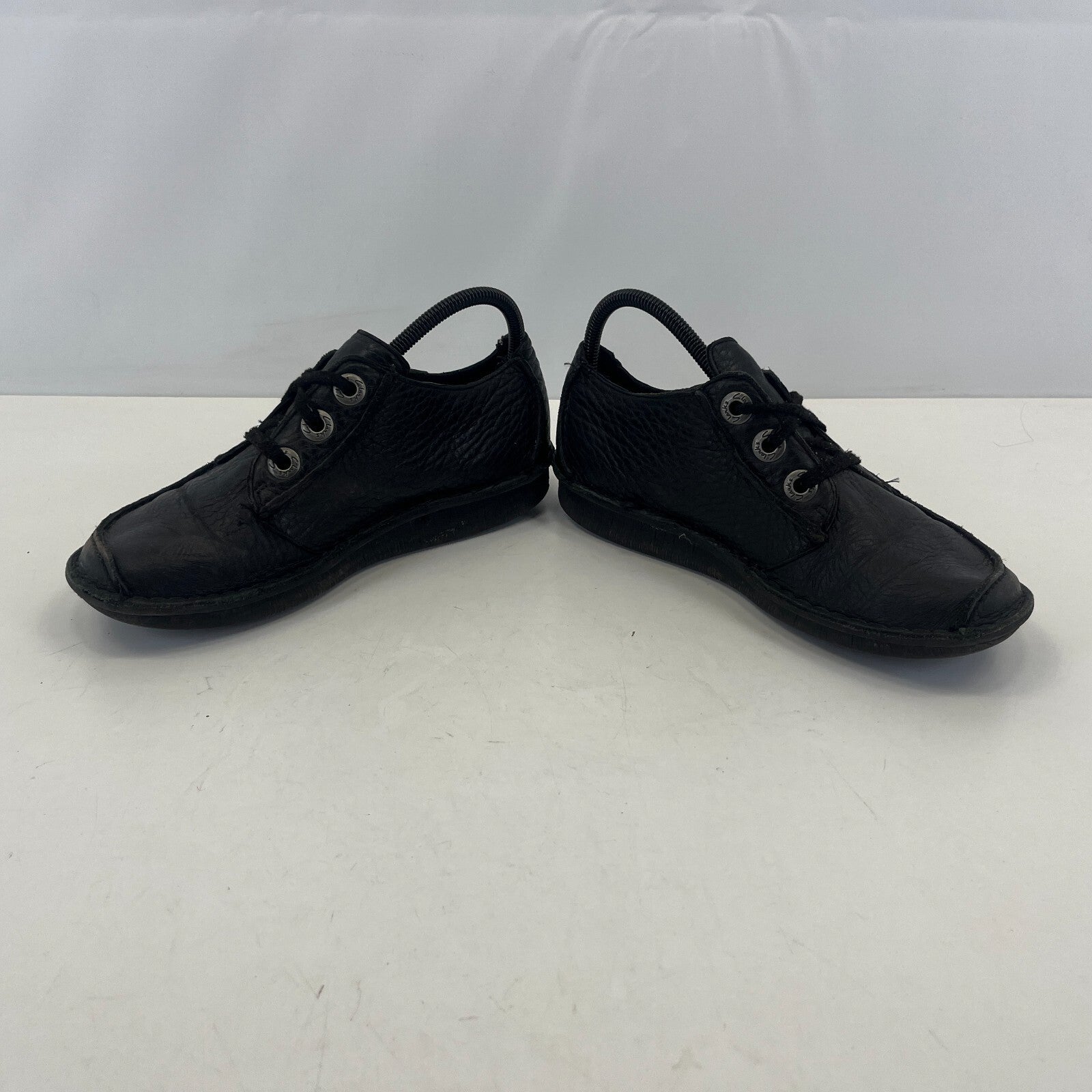 Clarks Active Air Black Leather Pasty Shoes size UK 6 EU 39 1/2 Womens Pasties