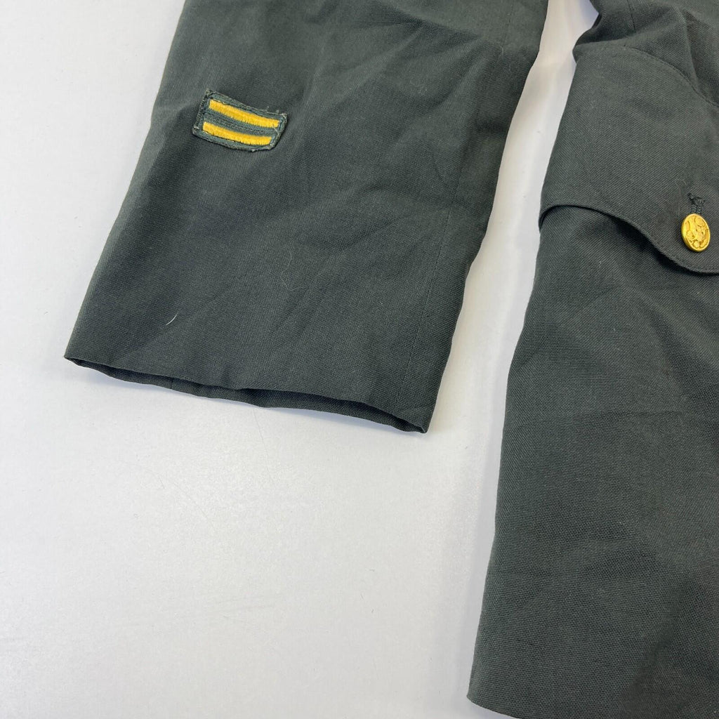 US Army Military Issued AG44 Uniform Jacket Blazer Green with Badges size 36R