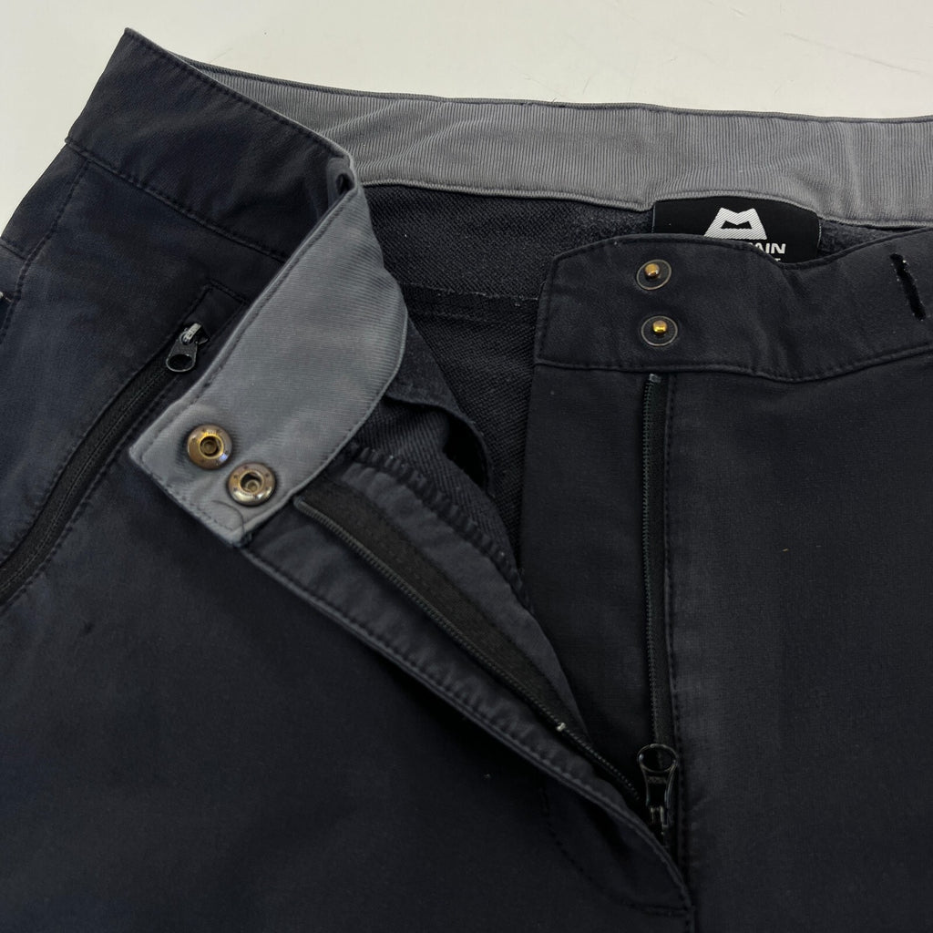 Mountain Equipment Ibex Pants Charcoal Grey Hiking Trousers Womens UK 12 Leg 32"