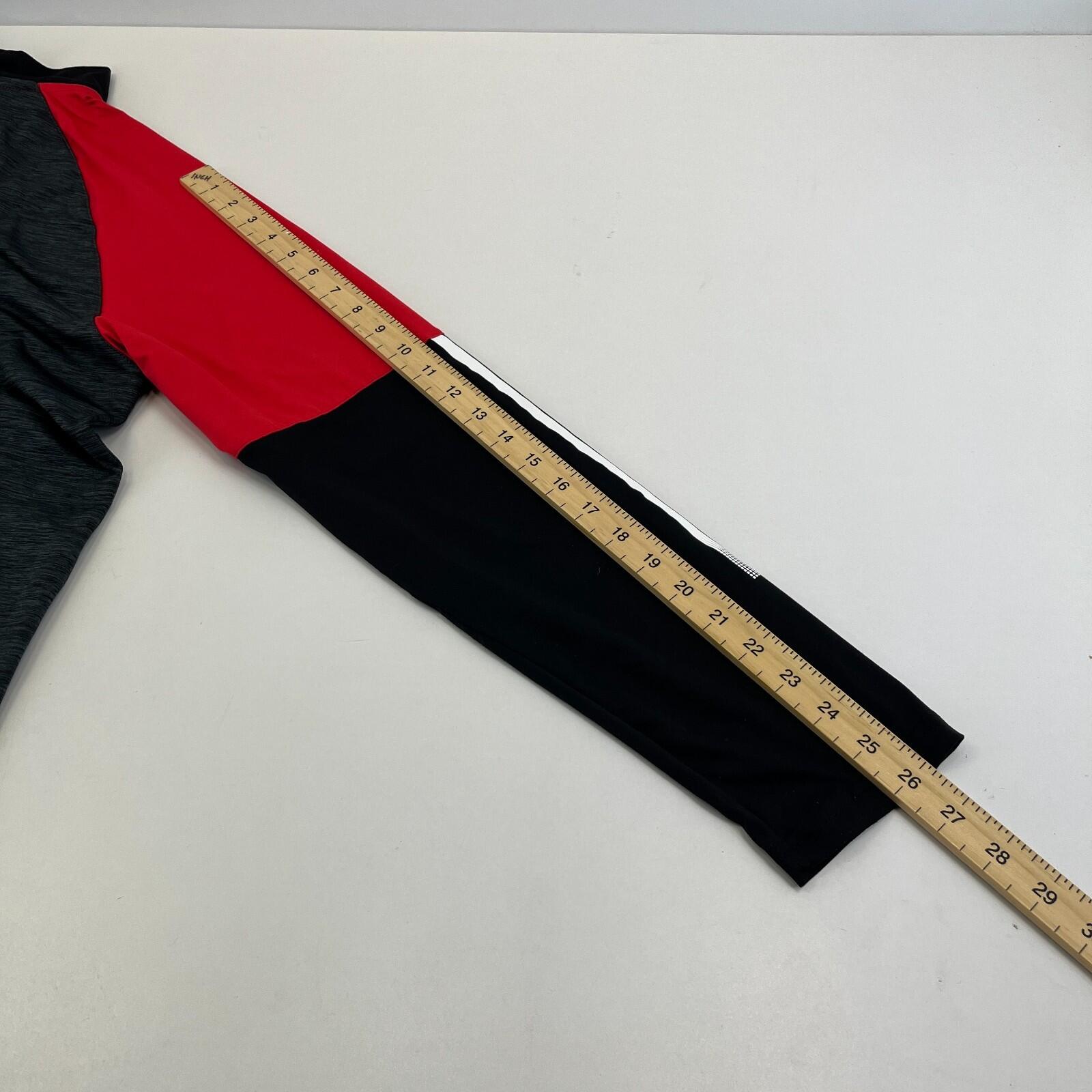 Lincoln United FC ONeills Long Sleeve Training Top size XL Grey Red Black