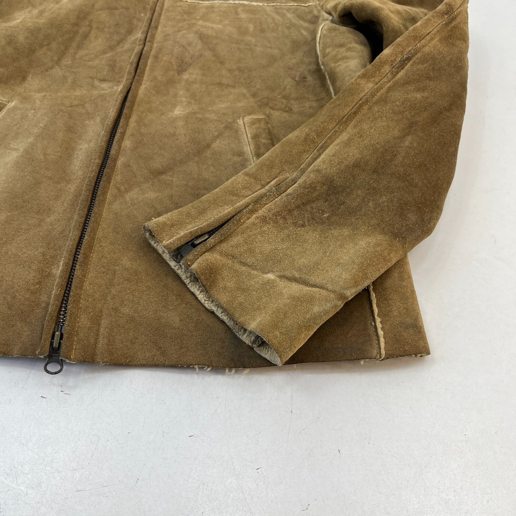 Vintage GAP Suede Leather Jacket Fleece Lined Ladies size Medium