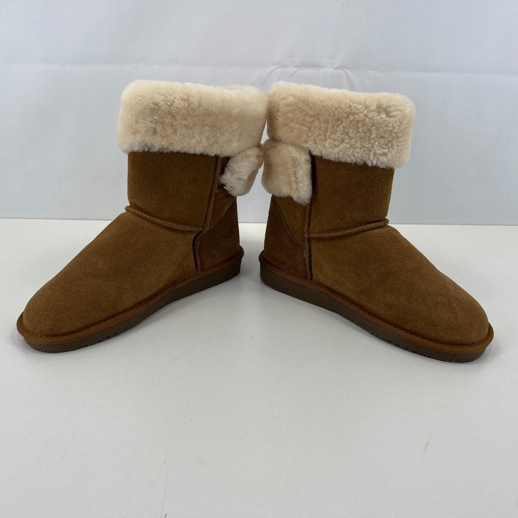 Gooce Beverly Womens Suede Ankle Boots Warm Faux Fur Lined size UK 8 / EU 41