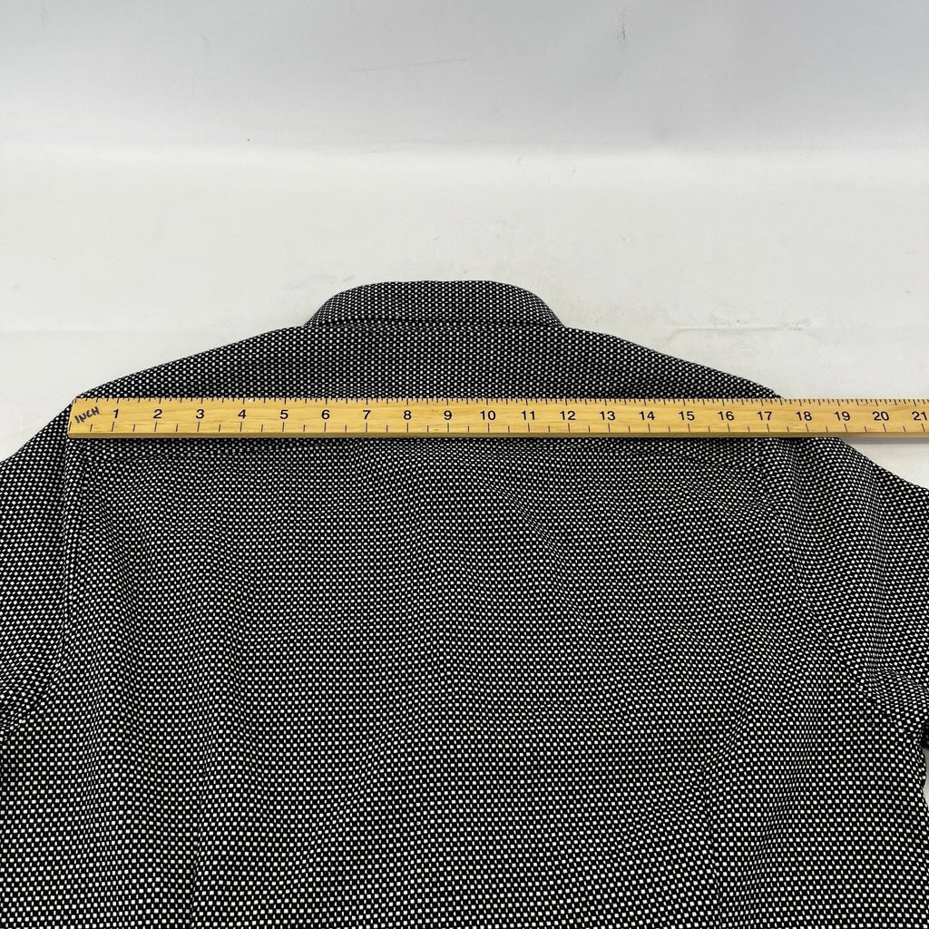 Ted Baker Men's Vintage Thick Heavy Black & White Shirt Mens Size 4