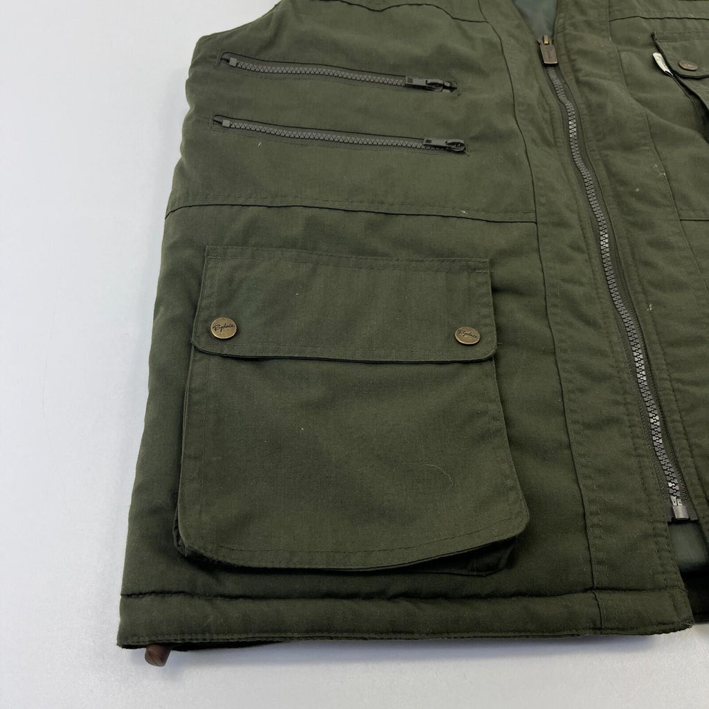 Rydale Brecon Quilted Bodywarmer Gilet size M Waistcoat Utility Shooting Green
