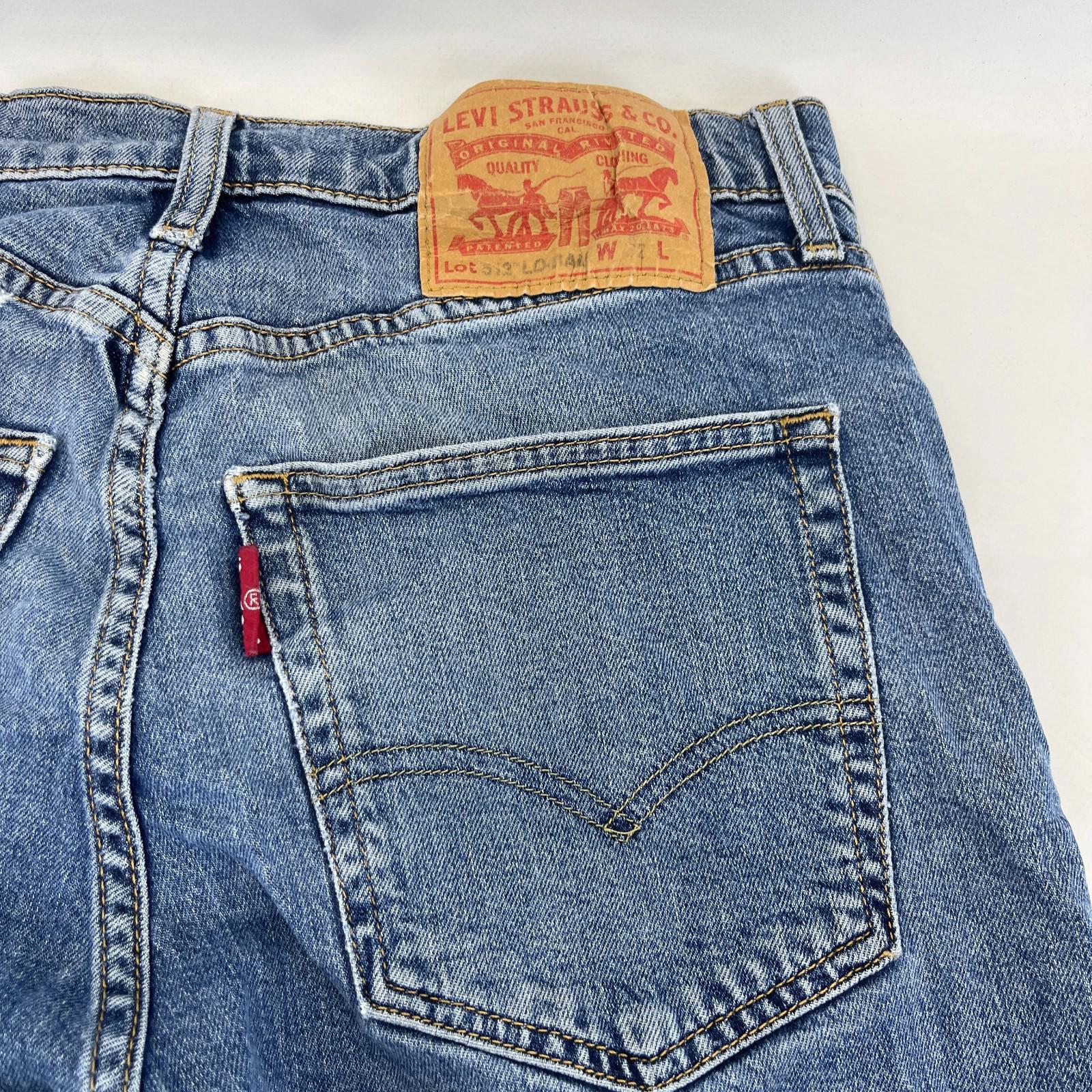 Vintage Levi’s 512 Lo-Ball Blue Stonewash Jeans Women's size W32 L32