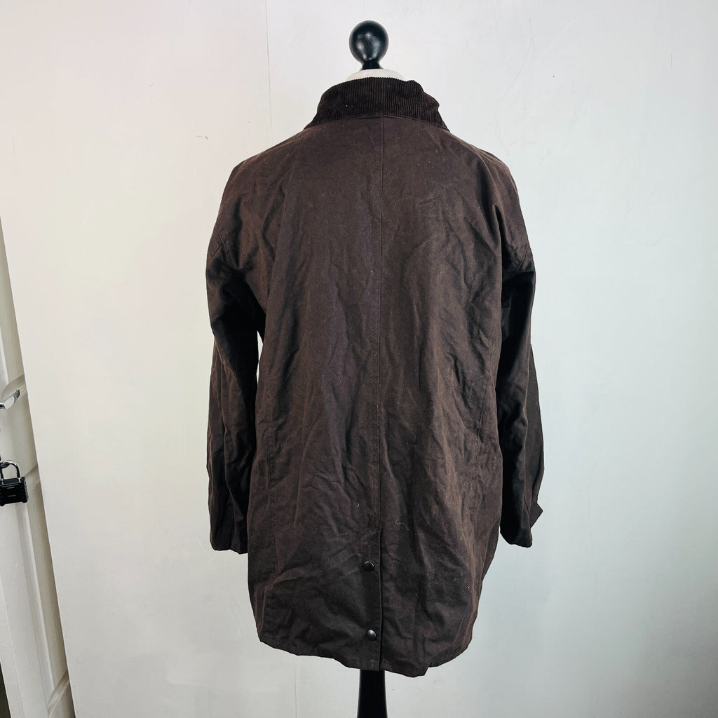 Greenbelt Women’s Wax Jacket in Brown size 2XL Waxed Cotton Coat
