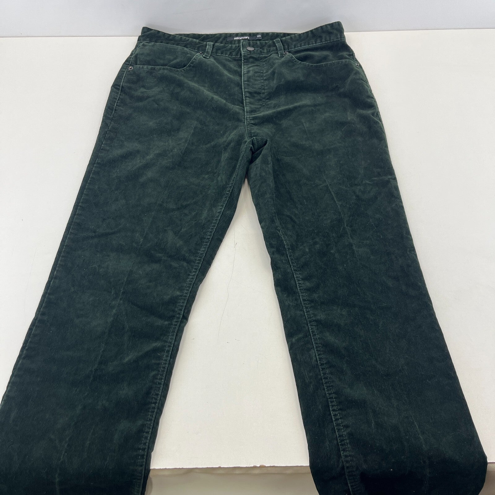 Rohan Men's Dark Green Cord Trousers size 34S Leg 29" Straight Leg