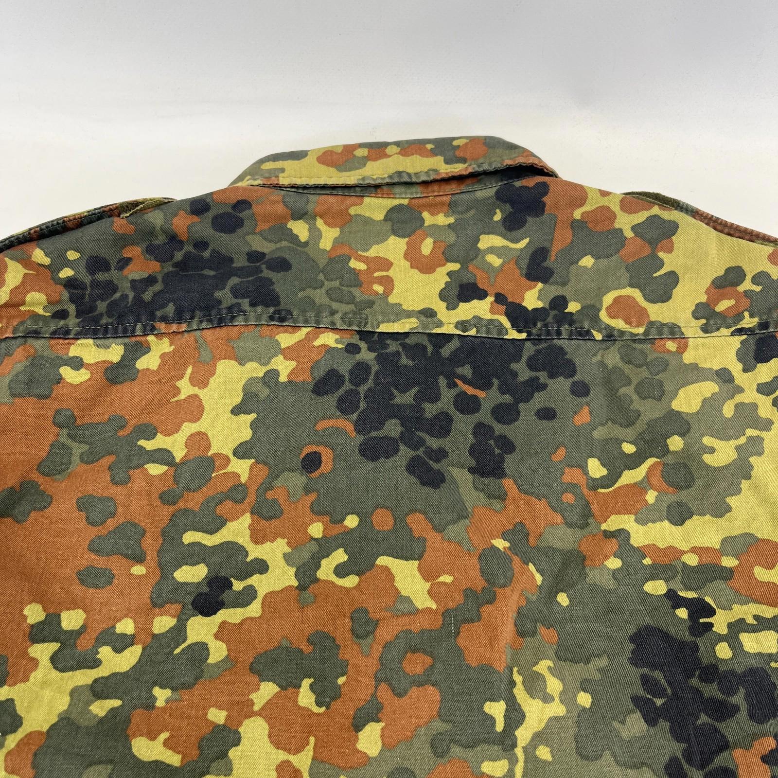 Genuine German Flecktarn Jacket Army Bundeswehr Lightweight Field Coat Gr.12