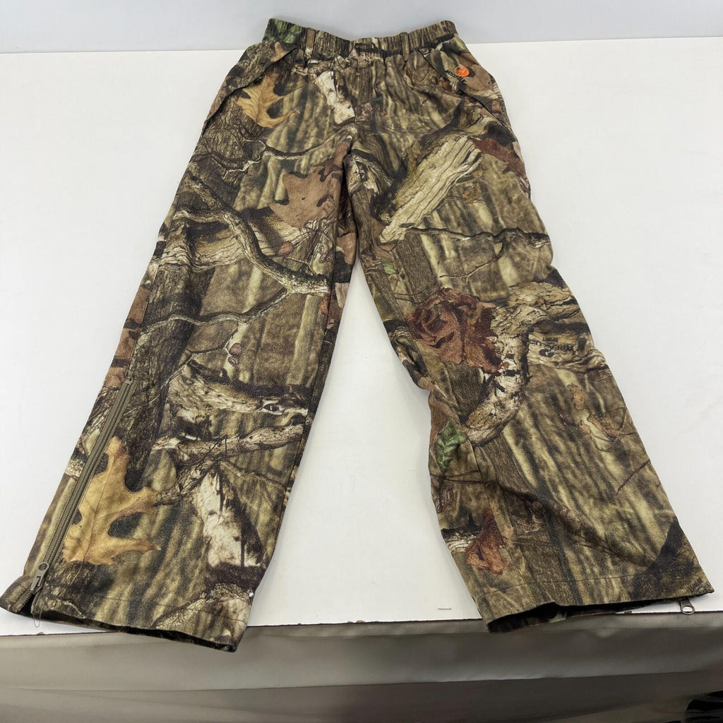 Mossy Oak Cargo Hunting Pants Youth size L (10/312) Real Tree Leaf Camo