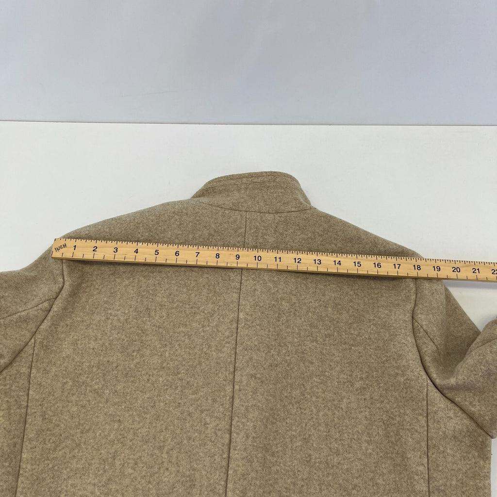 Simon Carter London Coat Mens 42R (Large) Oatmeal Beige Outdoors Office Smart Jacket