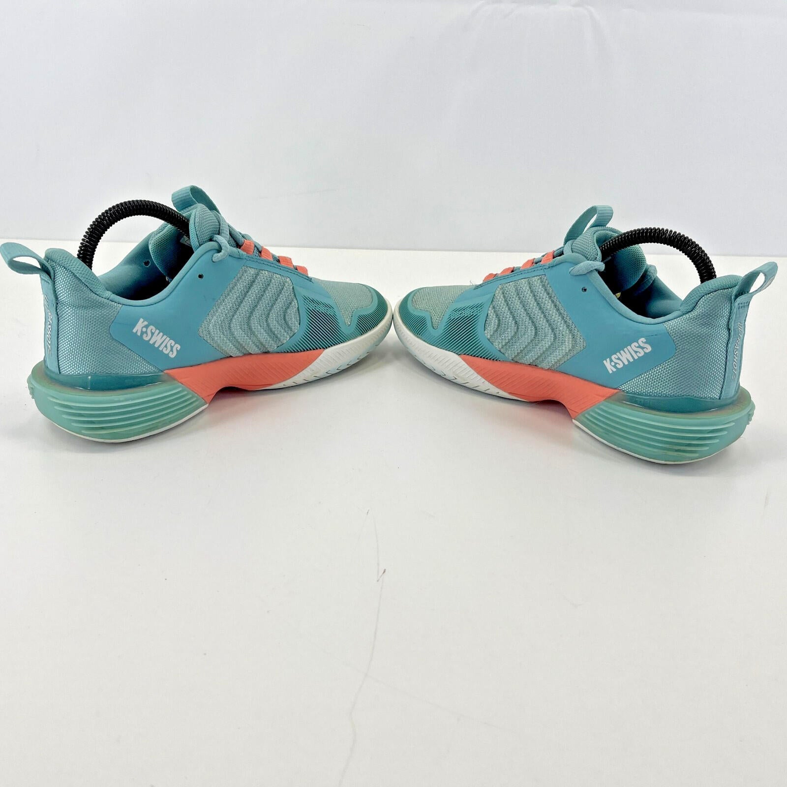 K-Swiss Ultrashot 3 Tennis Shoes in Turquoise & White - Women's size UK 5 EU 38