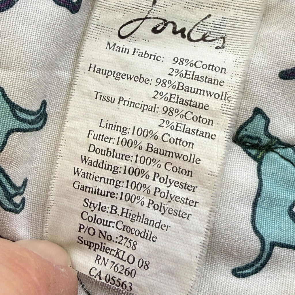 Joules Dog Lover Corduroy Jacket Chocolate Brown UK Women's size 10