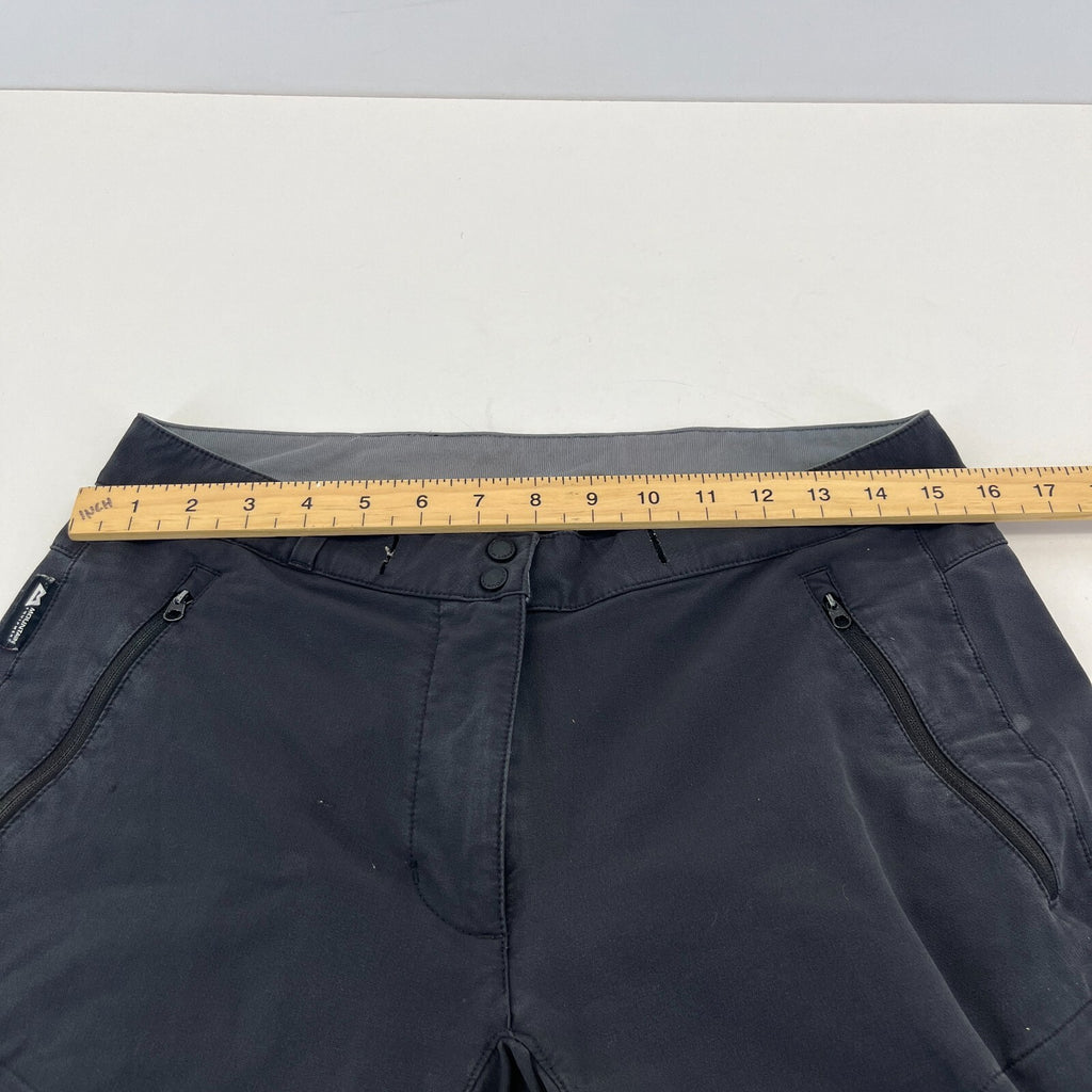 Mountain Equipment Ibex Pants Charcoal Grey Hiking Trousers Womens UK 12 Leg 32"