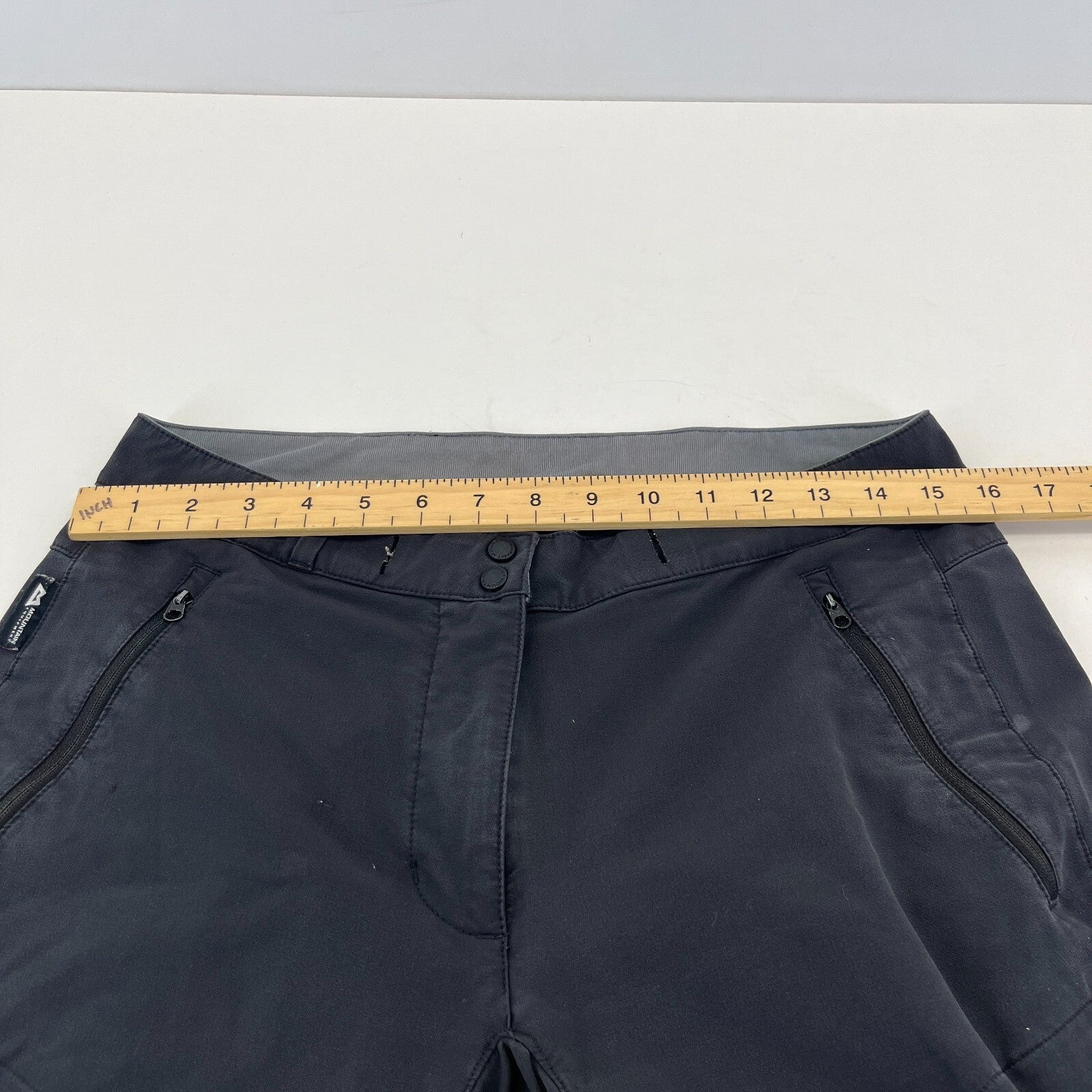 Mountain Equipment Ibex Pants Charcoal Grey Hiking Trousers Womens UK 12 Leg 32"